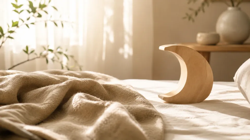 Illustration du guide Holia : Troubles du sommeil : consulter un masseur bien-être quand les jambes restent agitées au coucher