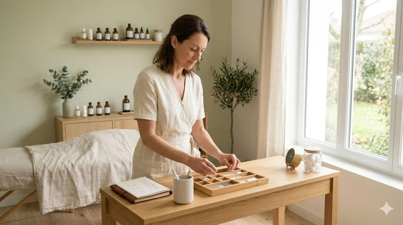 Acupuncteur au travail : séance et protocole