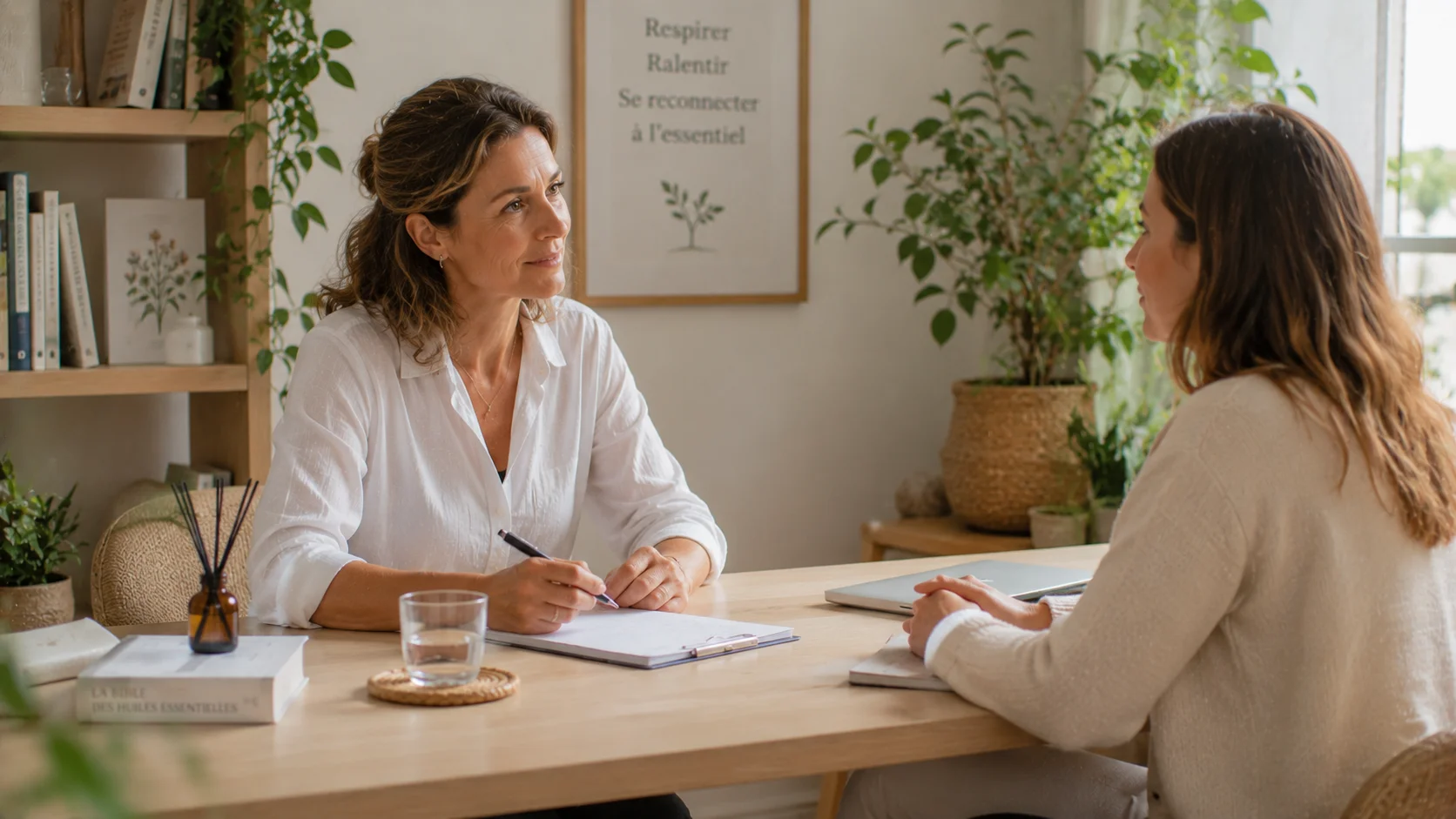 Accompagnement bien-être allergies, cadre rassurant.
