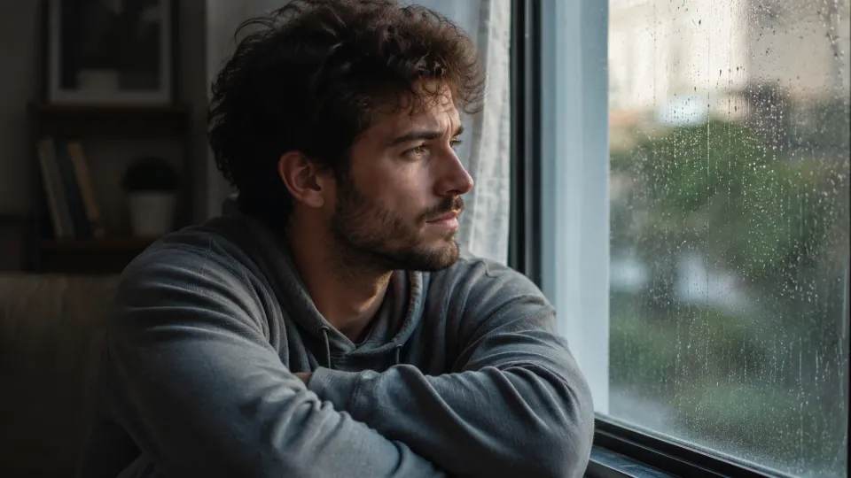 Intérieur calme et lumière naturelle évoquant un temps de recul après une période émotionnellement dense.