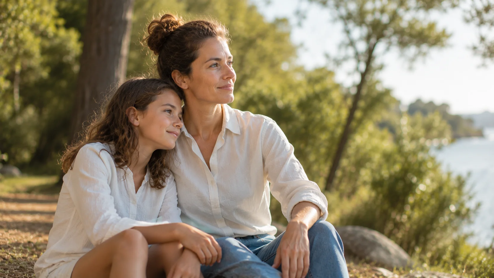 Intérieur calme, moment de pause, espace pour retrouver un équilibre familial.