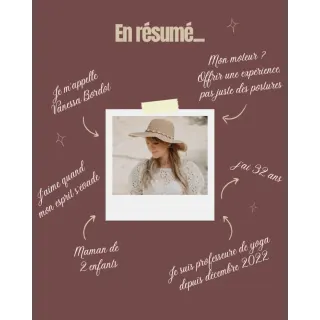 Vanessa Bordot — professeure de yoga spécialisée maternité / fertilité à Reims