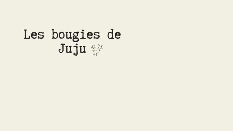 Les Bougies de Juju - Bougies artisanales à Saint-Hilaire-de-Riez