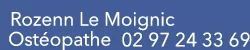 Rozenn Le Moignic - Ostéopathe à Auray